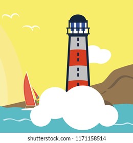 lighthouse logo design