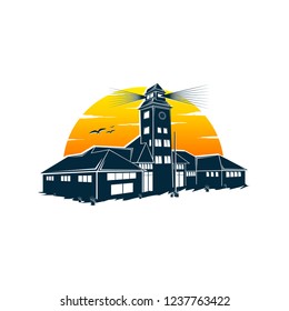 lighthouse logo design