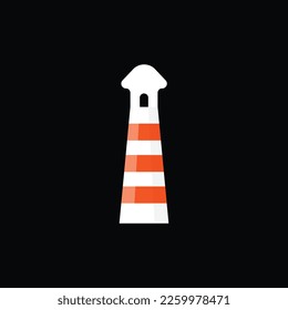 Lighthouse logo design concept vector. Lighthouse building logo template vector