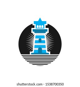 lighthouse logo design inspiration eps 10
