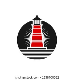 lighthouse logo design inspiration eps 10