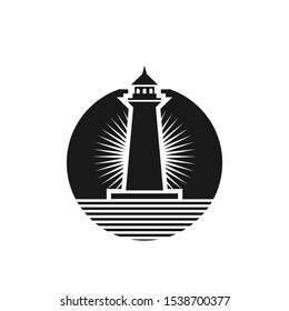 lighthouse logo design inspiration eps 10