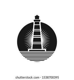 lighthouse logo design inspiration eps 10