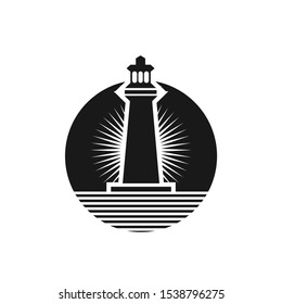 lighthouse logo design inspiration eps 10