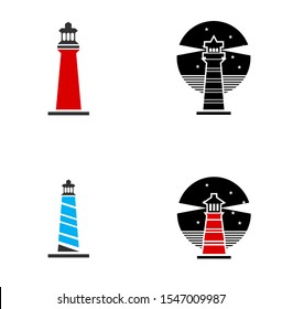 lighthouse logo design inspiration eps 10