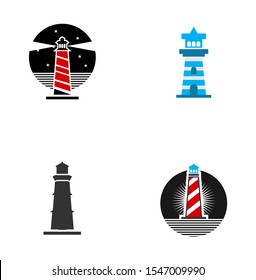 lighthouse logo design inspiration eps 10