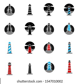 lighthouse logo design inspiration eps 10