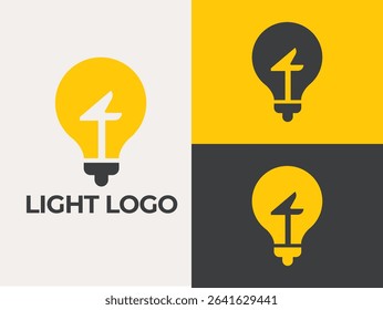 Lighthouse Logo Design with Light Icons, Nautical Beacon Branding Symbol
