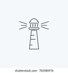 lighthouse logo design template