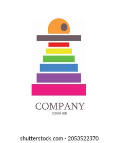 Lighthouse Logo Design Vector. Abstract Watchtower Logo