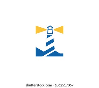 Lighthouse logo icon 