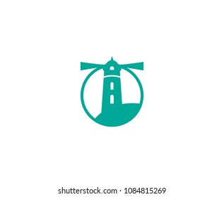 Lighthouse logo icon 