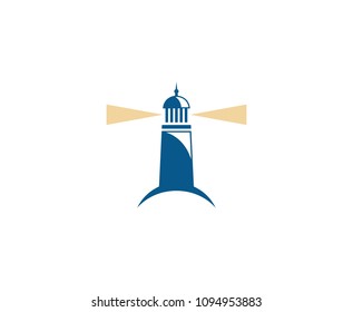 Lighthouse logo icon 