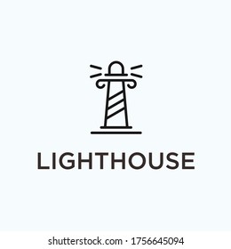 lighthouse logo / lighthouse icon