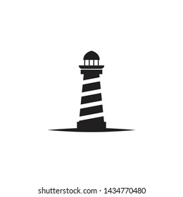 lighthouse logo icon design vector template