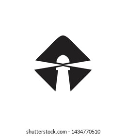 lighthouse logo icon design vector template