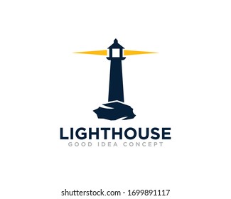 Lighthouse Logo Icon Design Vector