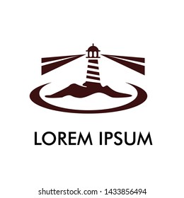 lighthouse logo icon for security company