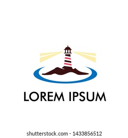 lighthouse logo icon for security company