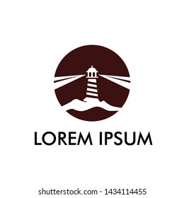 lighthouse logo icon for security company