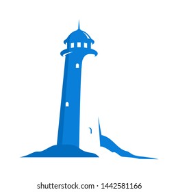 lighthouse logo and icon template