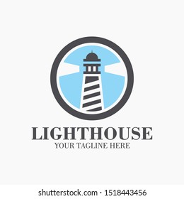 lighthouse logo icon vector template. EPS 10