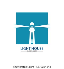 Lighthouse logo icon vector template