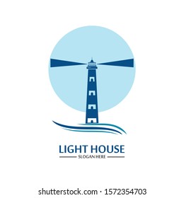 Lighthouse logo icon vector template