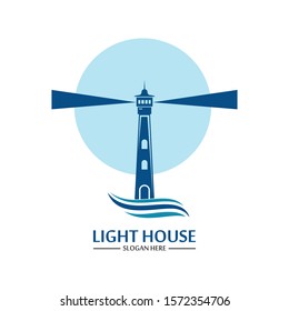 Lighthouse logo icon vector template