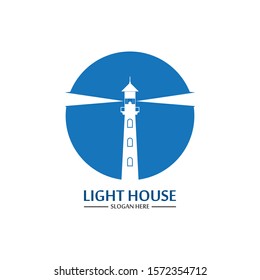 Lighthouse logo icon vector template