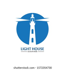 Lighthouse logo icon vector template