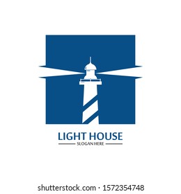 Lighthouse logo icon vector template