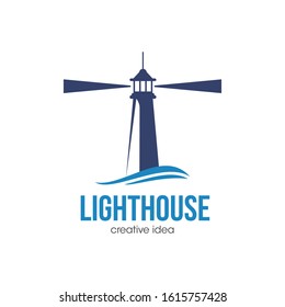 Lighthouse Logo and Icon Vector Template