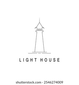 Lighthouse logo icon vector template