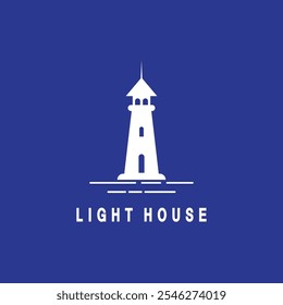 Lighthouse logo icon vector template