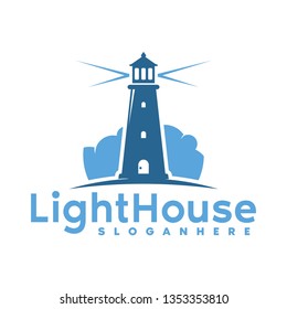 lighthouse logo illustration