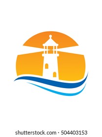 Lighthouse Logo, Light House Vector