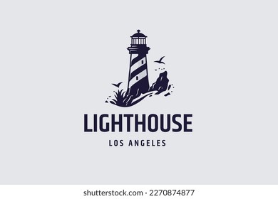 lighthouse logo modern, modern vector, business brand