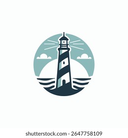 Lighthouse logo ready for sale.