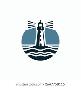 Lighthouse logo ready for sale.