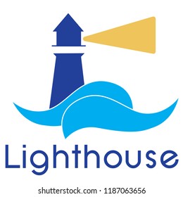 Lighthouse Logo Template Stock Vector (Royalty Free) 1187063656 ...