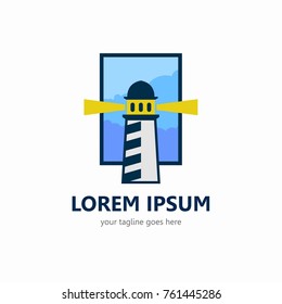 Lighthouse logo template