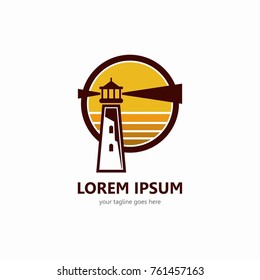 Lighthouse logo template