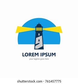 Lighthouse logo template