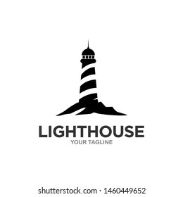 Lighthouse Logo Template Stock Vectors