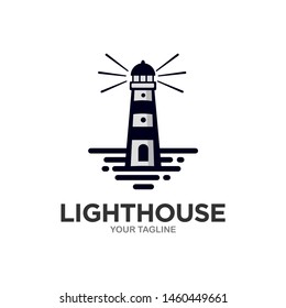 Lighthouse Logo Template Stock Vectors