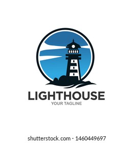 Lighthouse Logo Template Stock Vectors