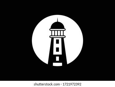 Lighthouse logo template Vector, Lighthouse Logo design