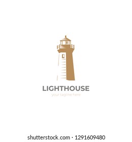 lighthouse logo. vector design