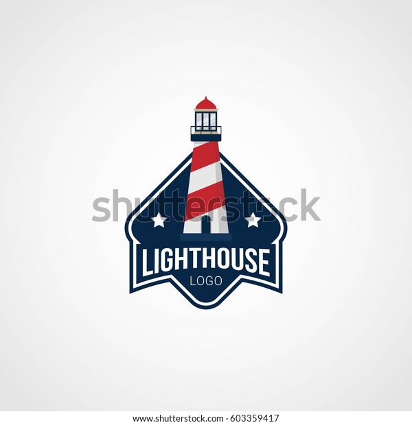 灯台のロゴベクター画像イラスト のベクター画像素材 ロイヤリティフリー